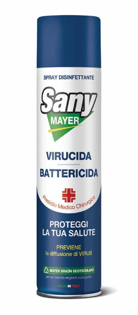 SANYMAYER SPRAY DISINFETTANTE GERMICIDA CON AZIONE BATTERICIDA FUNGICIDA 150 ML