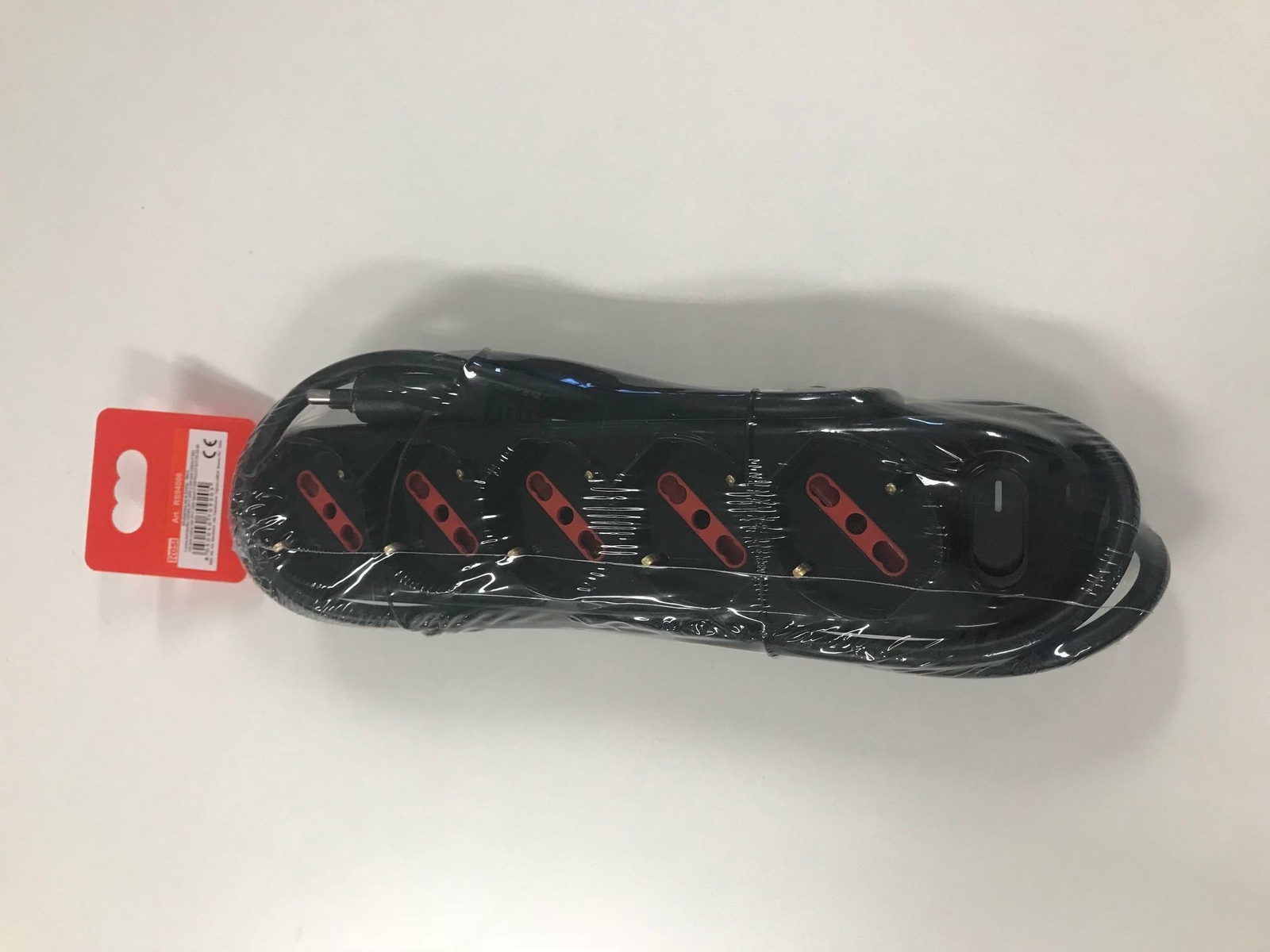 ROSI MATERIALE ELETTRICO MULTIPRESA NEW 5 POSTI NERA SERIE EMILIA RS94006