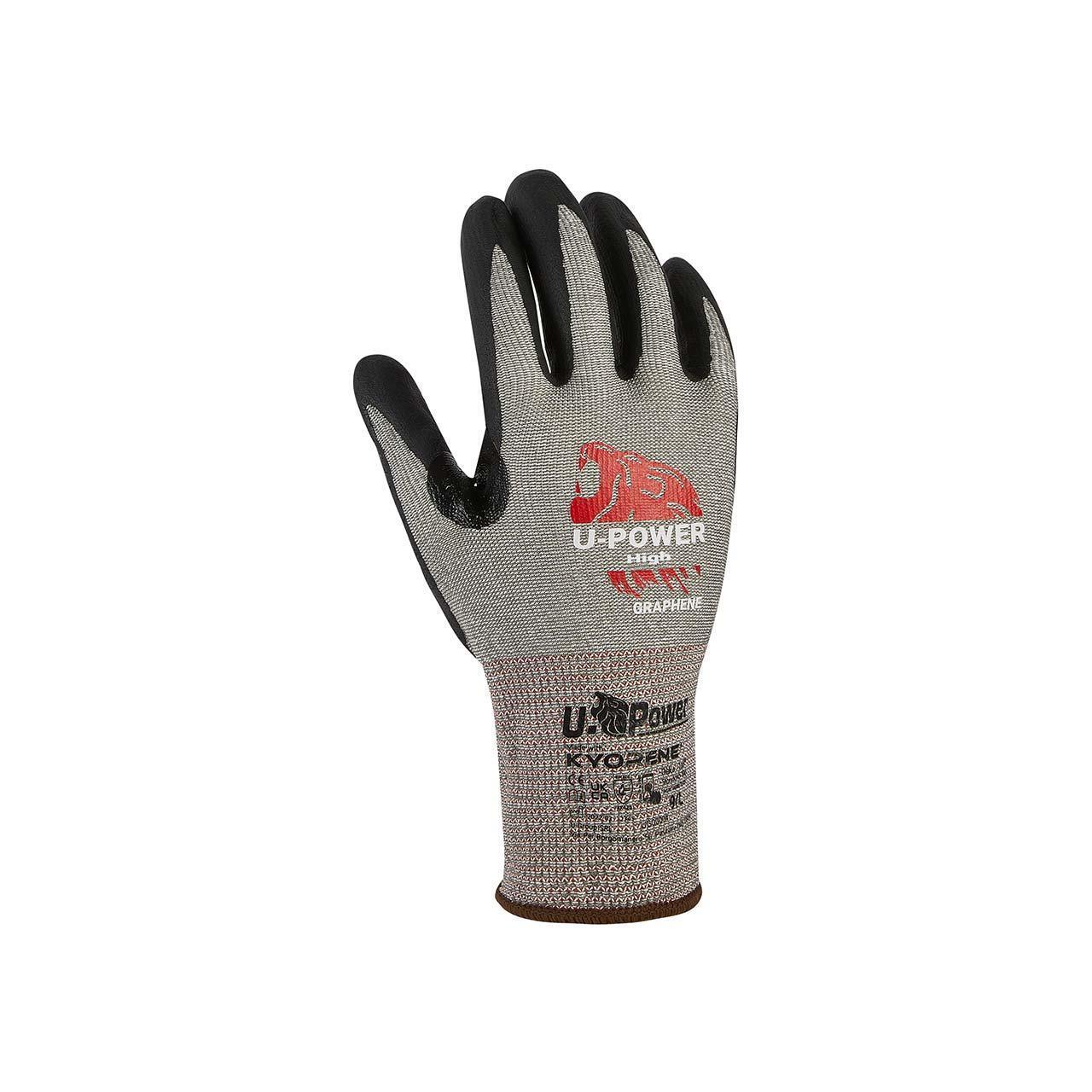Guanti da lavoro U-Power High taglia 10 grigio e nero - UG00004/10