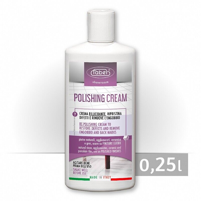 Faber POLISHING CREAM CREMA RILUCIDANTE RIMUOVE RESIDUI ENGOBBIO 250ML