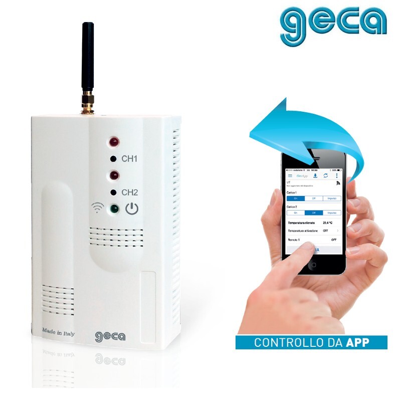 Attivatore GSM utenze elettriche tramite SMS o applicazione