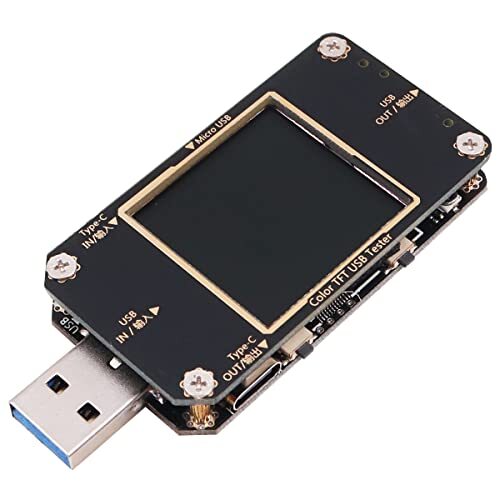 WANGCL Tester USB Voltmetro Con Bluetooth USB Power Meter Digitale (P5f)