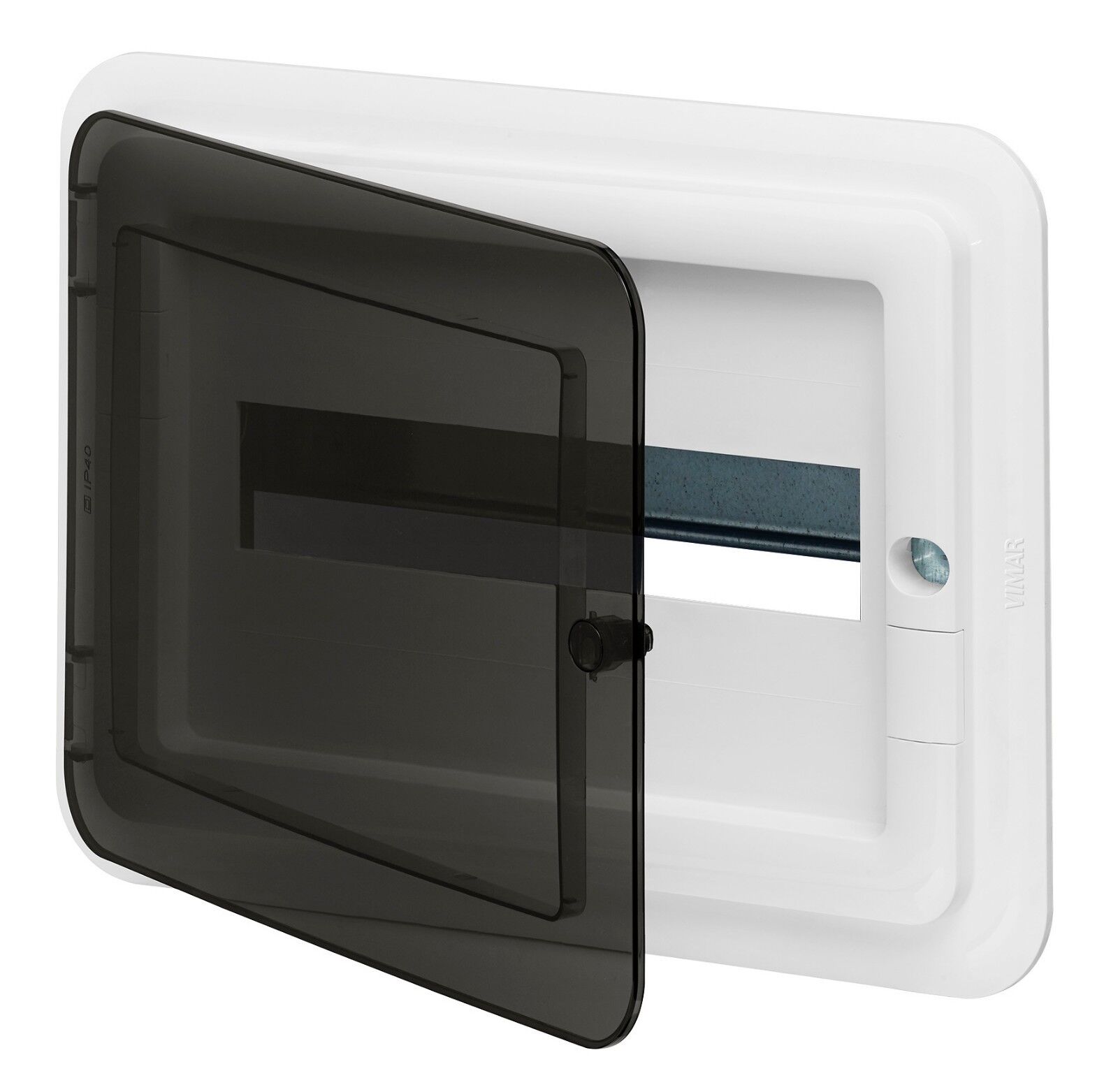VIMAR V53112 CENTRALINO ESTETICO DA INCASSO FUME' IP40 12 MODULI