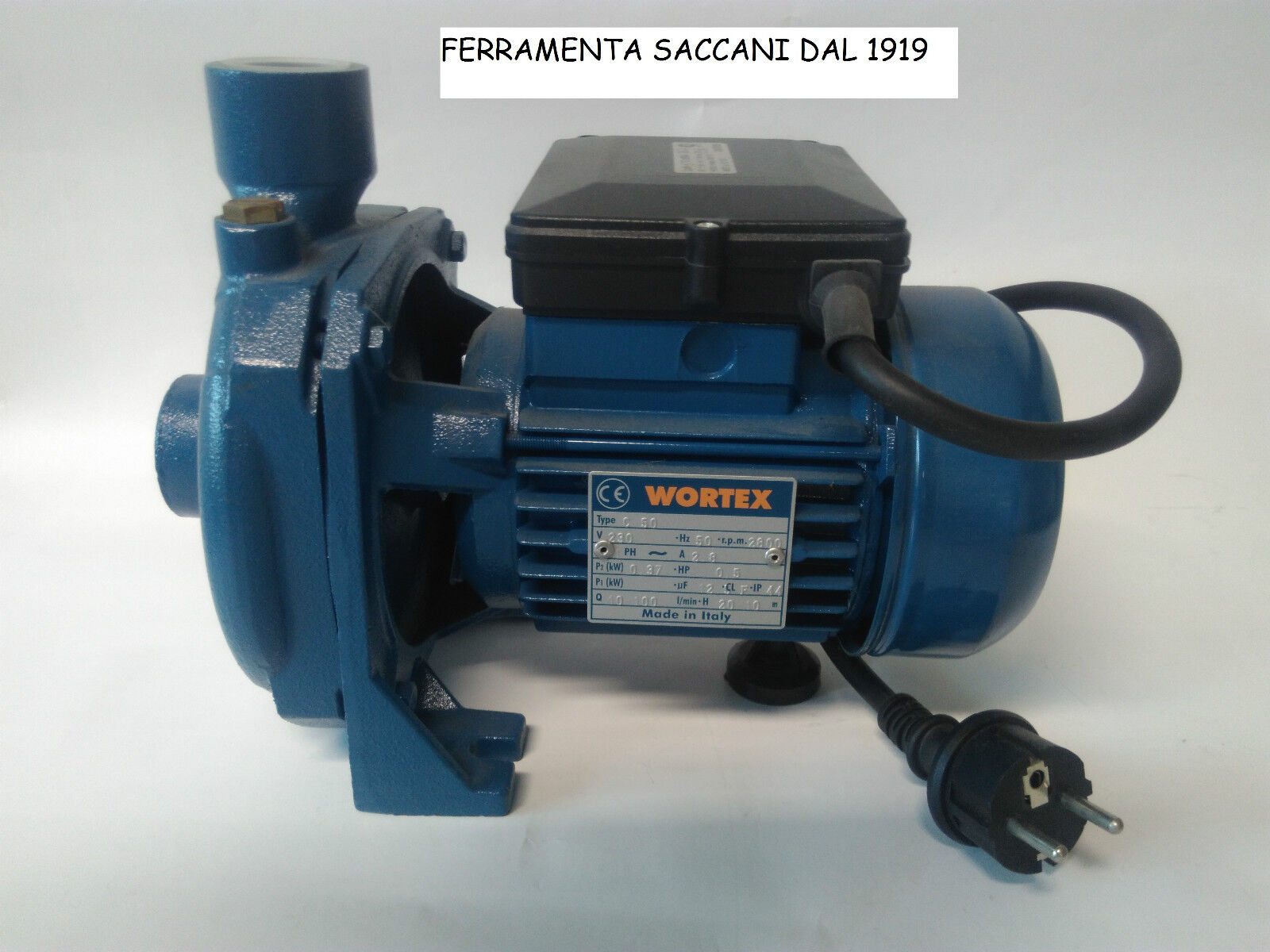 COSPET WORTEX POMPA C 50. 0,5HP 0,37KW 230V 20LT/MIN ALTA QUALITA' MADE IN ITALY