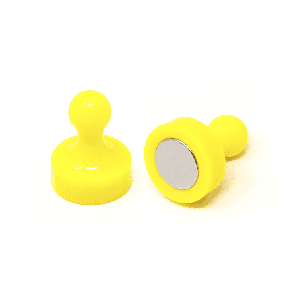 Magnete Birillo Giallo Ad Alta Potenza (19mm Dia X 25mm Di Altezza) (2)