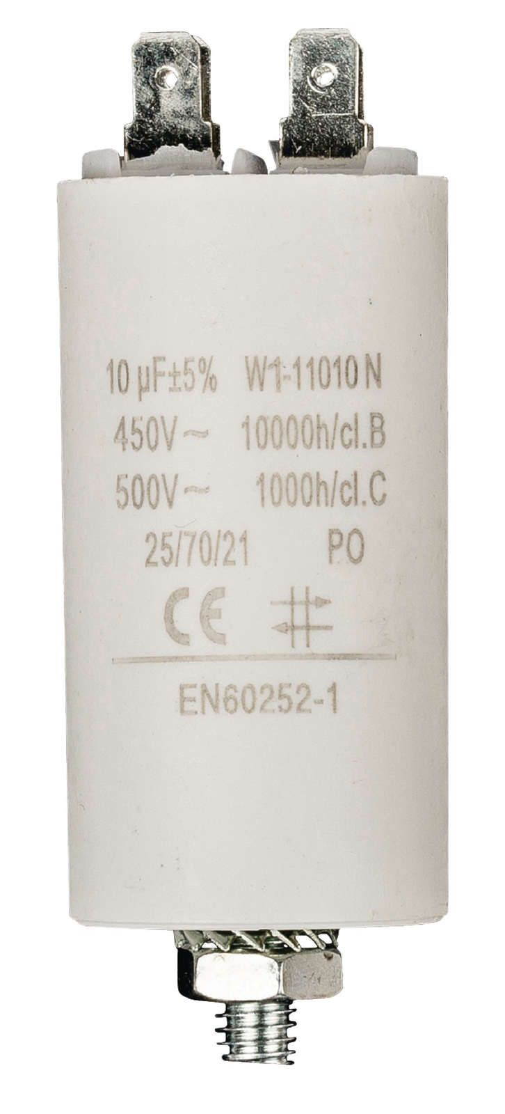 Condensatore 10mf 450v 36x58