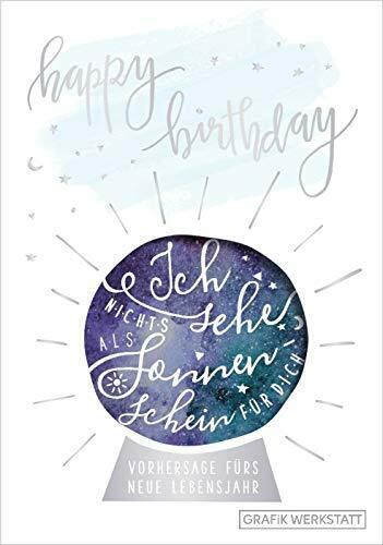 GRAFIK WERKSTATT - Biglietto di auguri per compleanno, con suono, (Y2j)
