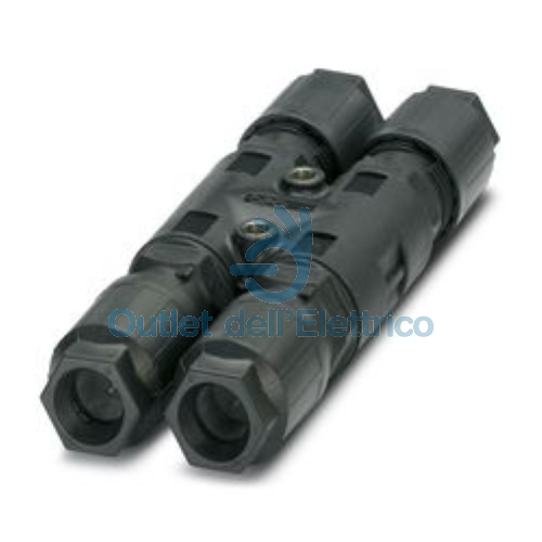 PHOENIX 1406368 QPD H 4PE2,5 4X6-11 BK Distributore QUICKON H, nero, 4+PE poli,