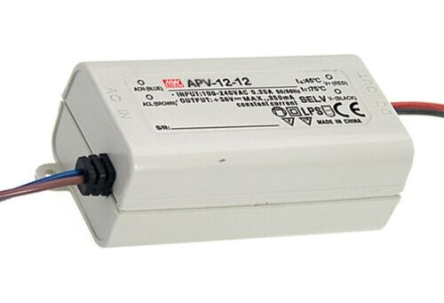 Alimentatori a LED 12W 24V 0.5A 90-264VAC Constant V