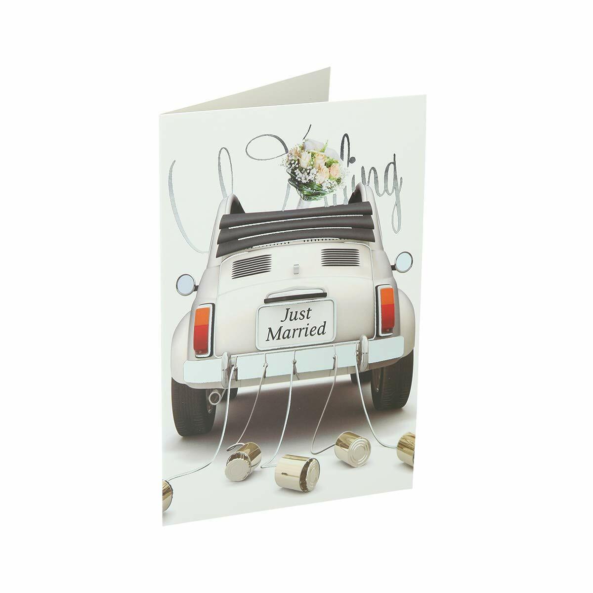 Biglietto di auguri per matrimonio, motivo: 06, in 3D (t5B)