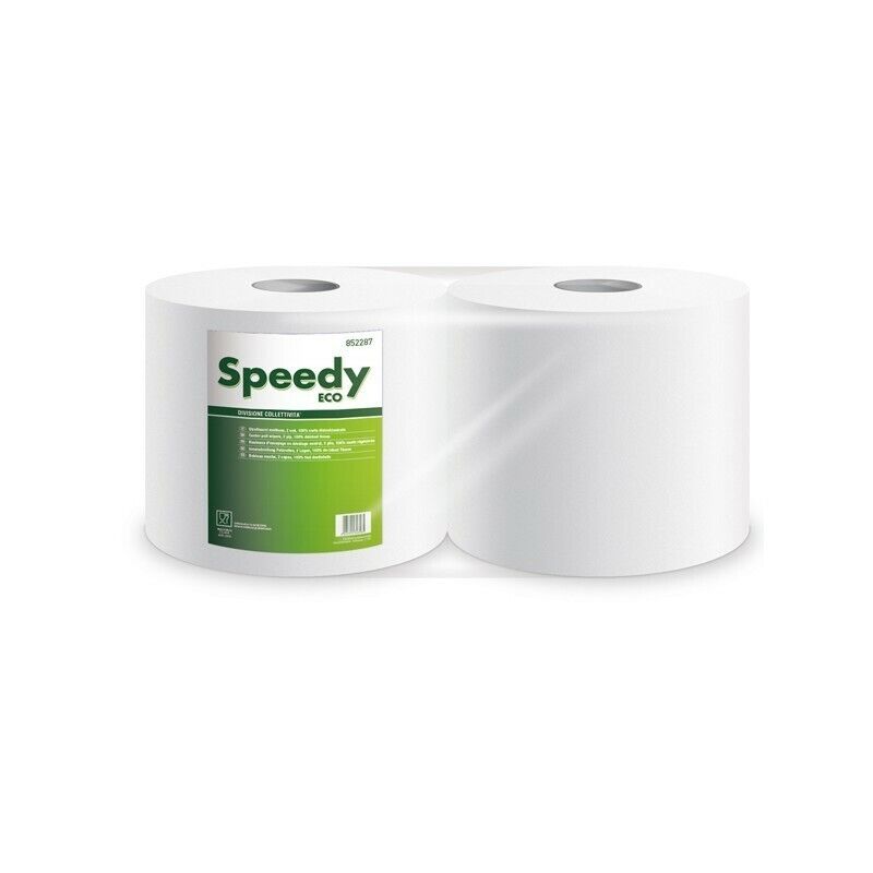 Bobina Asciugatutto Speedy Eco - 2 veli - Diam. 25.5 cm - 171 Mt - Lucart (2 Pz)
