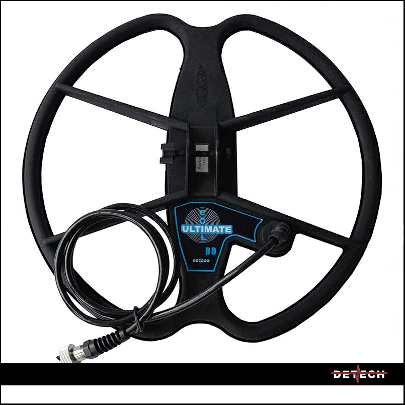 PIASTRA DD ULTIMATE 13" DETECH MINELAB SOVEREIGN METAL DETECTOR 33 CM BOBINA