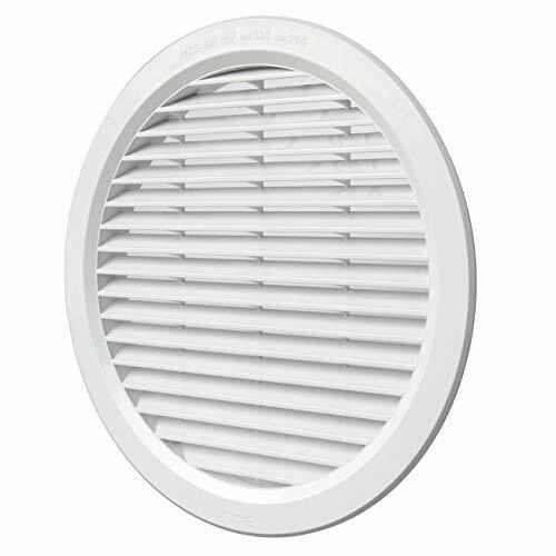 La Ventilazione T25B Griglia di Ventilazione Tonda in Plastica da (W6q)