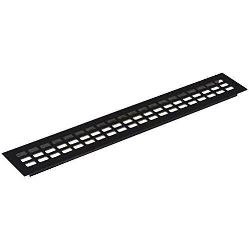 Vasalat Luftgitter 800x80mm AL schwarz elox Griglia di Ventilazione, (A5H)