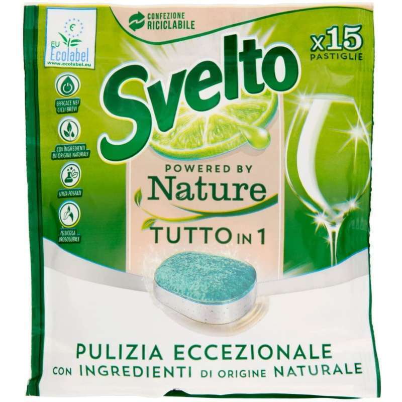 SVELTO TUTTO IN 1 TABS LAVASTOVIGLIE REGOLARE  X 15