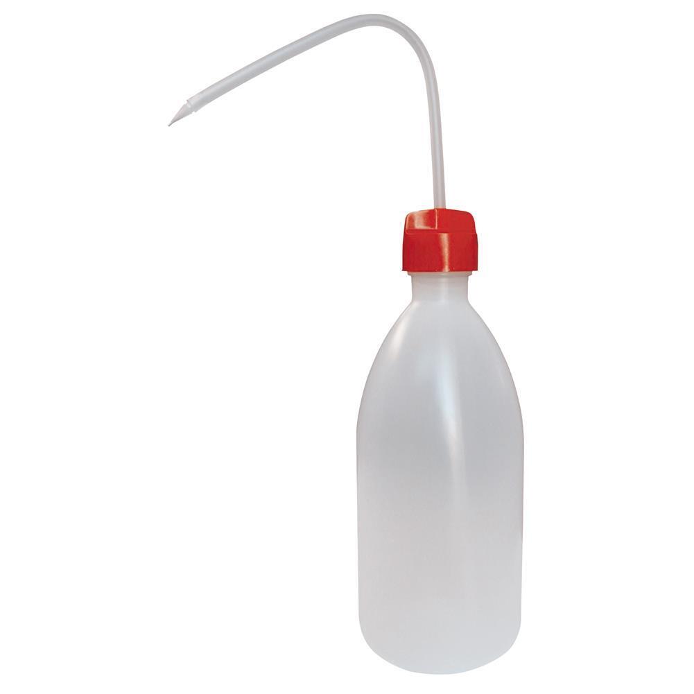 Bottiglia in plastica a spruzzetta per laboratorio, 500 ml, Ø 75 x 180 H mm