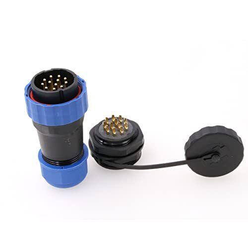 ZBLZGP 28MM SD28 12pin Stecker IP68 Wasserdicht Montaggio a pannello (m3D)