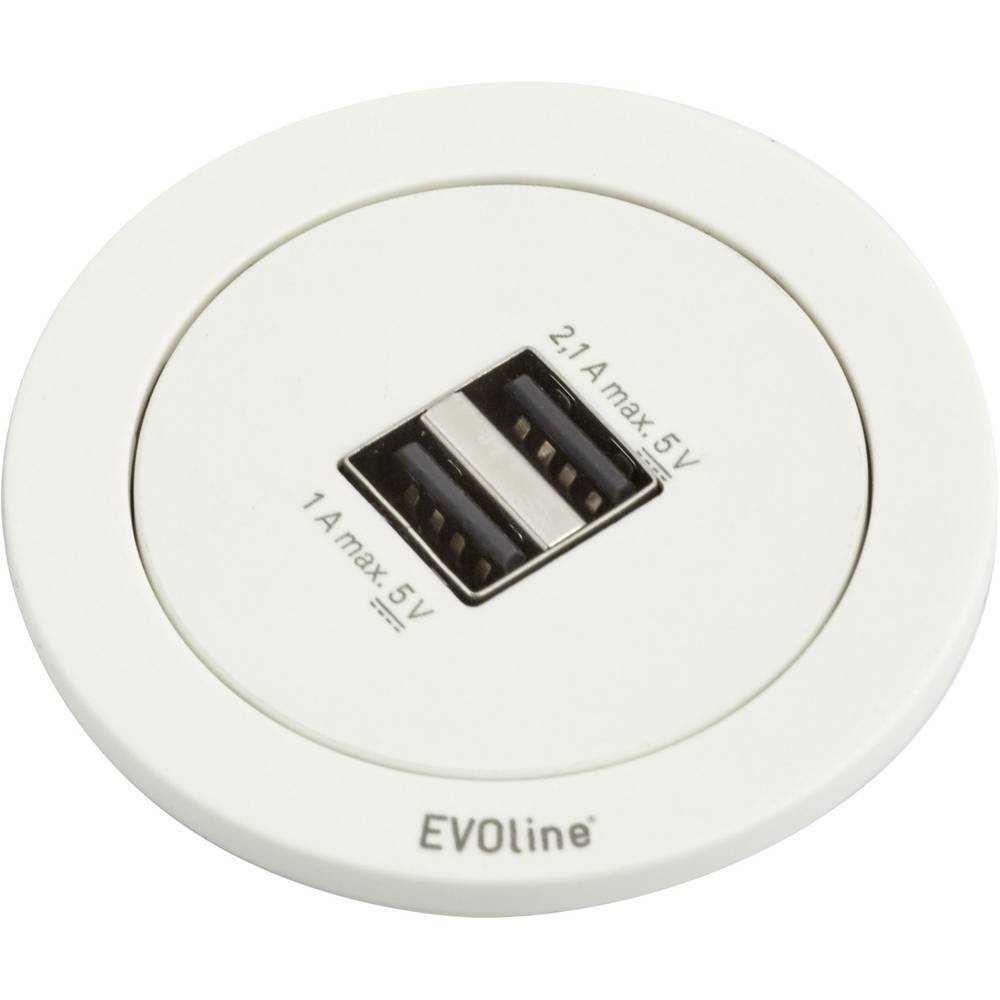 EVOline 159280001300 Presa di corrente 2 vie Bianco 1 pz.