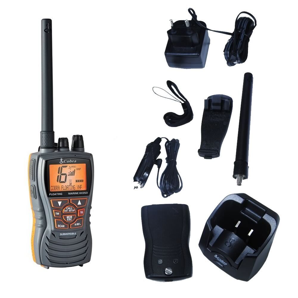 Cobra Marine MR HH350 FLT EU VHF marino portatile galleggiante art. 020-2470