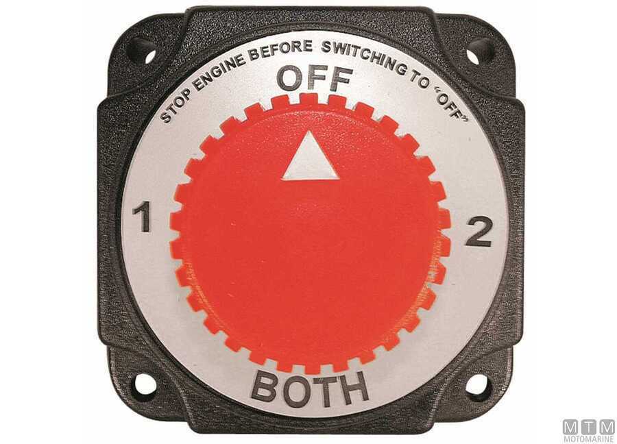 * Interruttore deviatore stacca batteria per 2 batterie picco 280 amp 12v / 24v