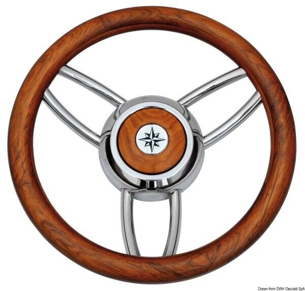 Volante Bliz legno opaco teak - 45.169.04