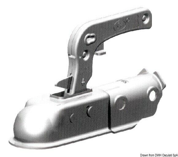Gancio traino quadro 60 mm max 1300 kg