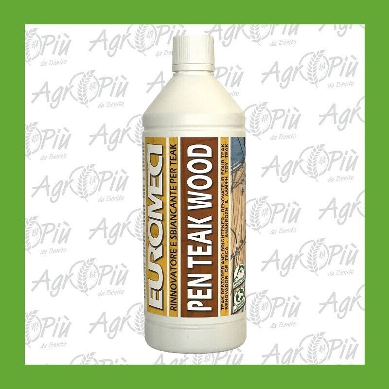 Euromeci PEN TEAK WOOD lt 1 rinnovatore sbiancante per TEAK