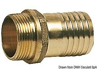 Portagomma maschio 3/8" x 15 mm