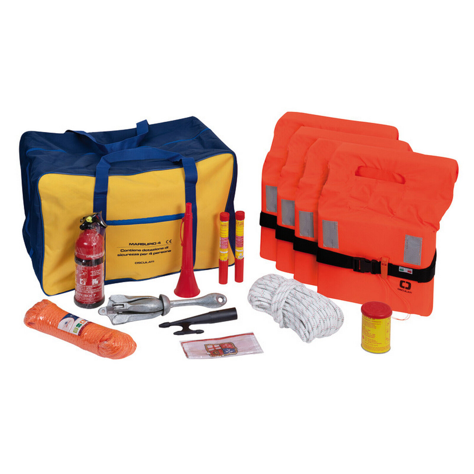 Kit marsupio 4 persone entro 3 miglia (SOMMATO eco-contributo Co.Ge.Pir) - 1 PZ