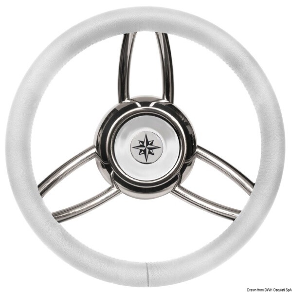 Volante Bliz poliuretano morbido bianco - 45.169.03