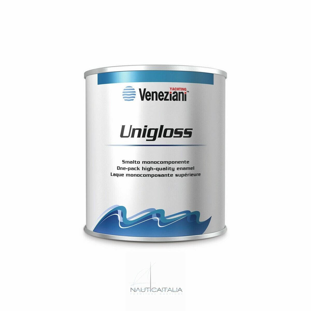 VENEZIANI UNIGLOSS LT. 0,500 BLU MARIANNE - SMALTO SUPERIORE MONOC. - NAUTICA