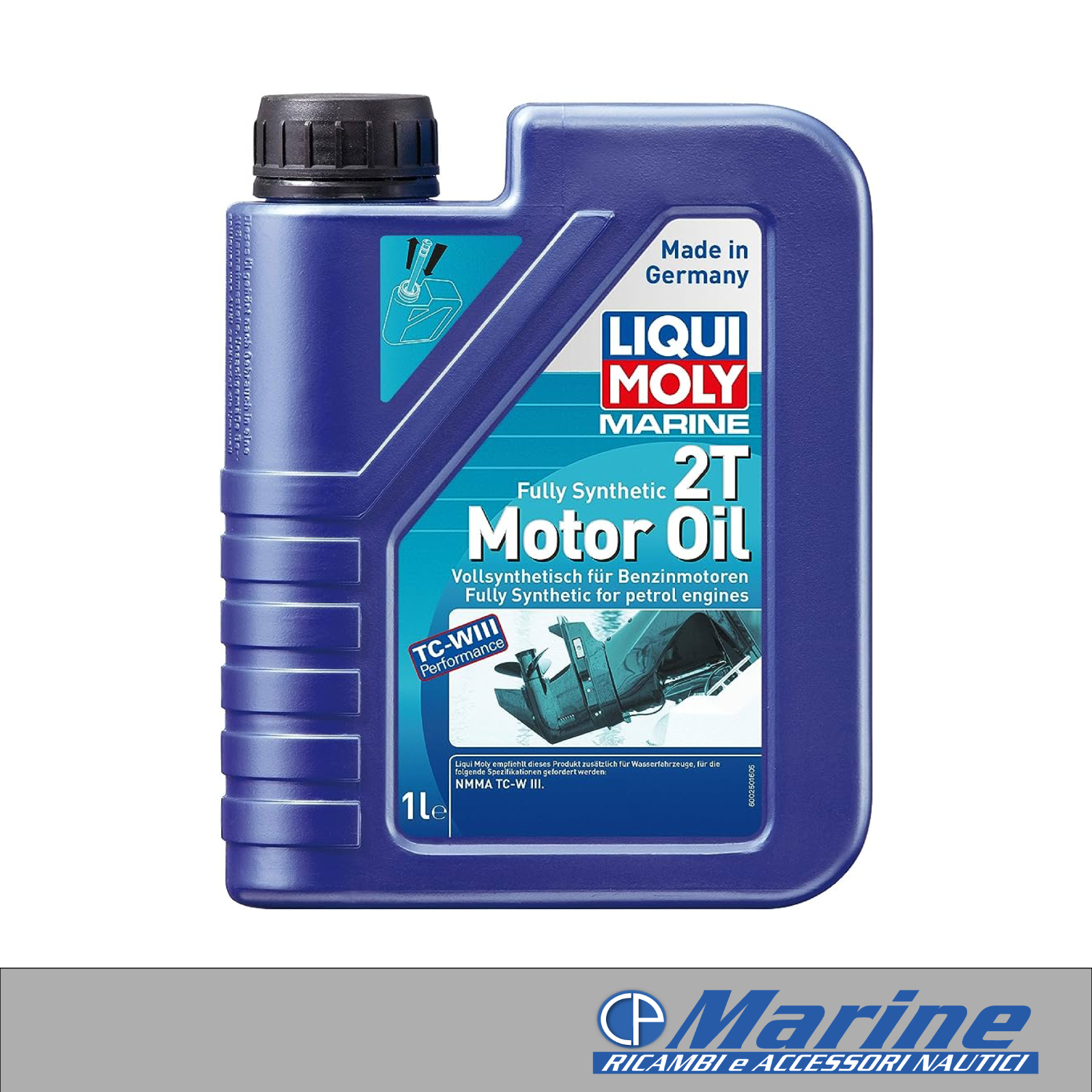 Olio motore 2T FULL SYNTHETIC MOTOR OIL LIQUI MOLY MARINE per barche nautica