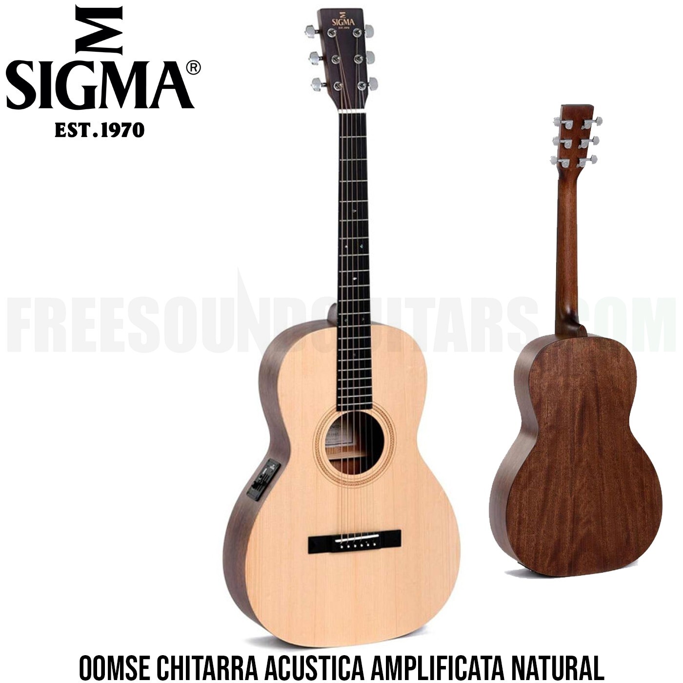 Sigma Martin 00MSE Chitarra Acustica Amplificata Natural Elettrificata