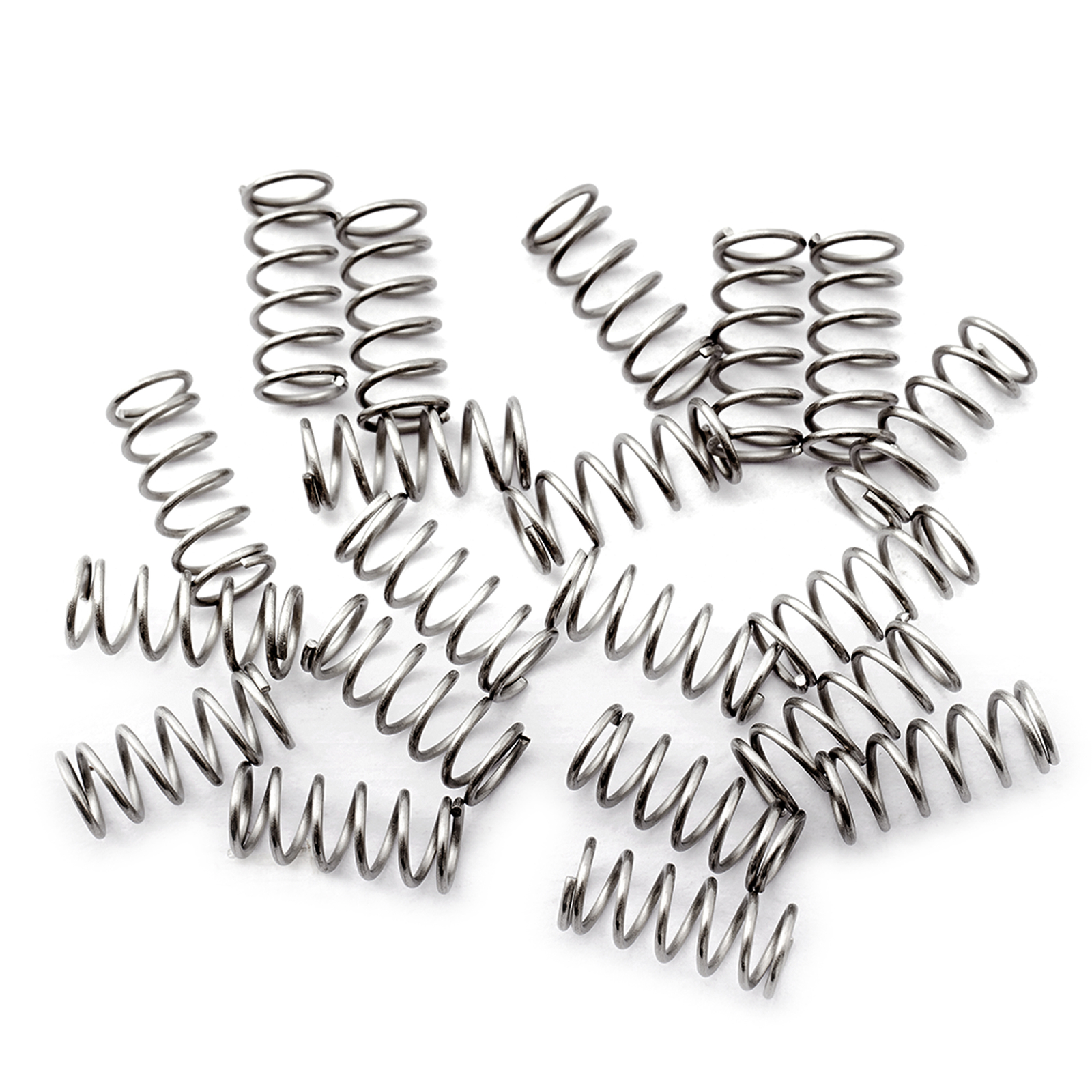 Musiclily Pro 20Pcs 10x4.5mm Stainless Steel Guitar Bass Bridge Saddle Springs