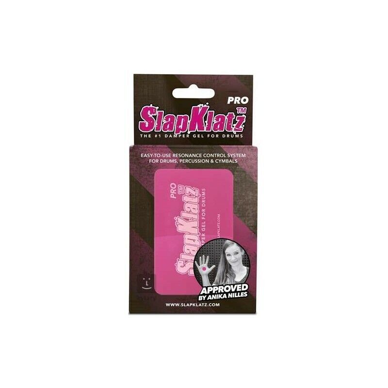 SLAPKLATZ GEL PADS  PINK  10 PEZZI - SORDINE GEL PER BATTERIA