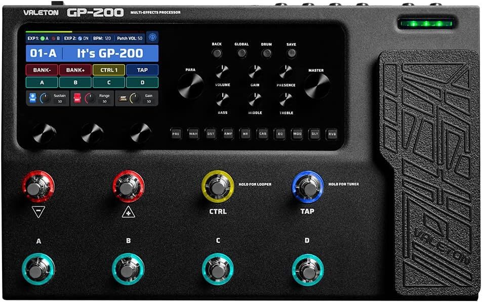 VALETON GP-200  PROCESSORE MULTIEFFETTO PER CHITARRA