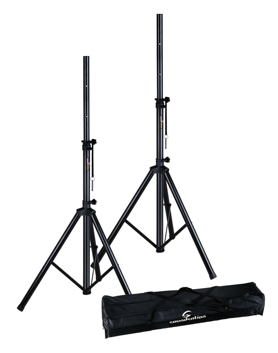 Aste Casse (Coppia con Borsa) Stand Supporti Casse Acustiche