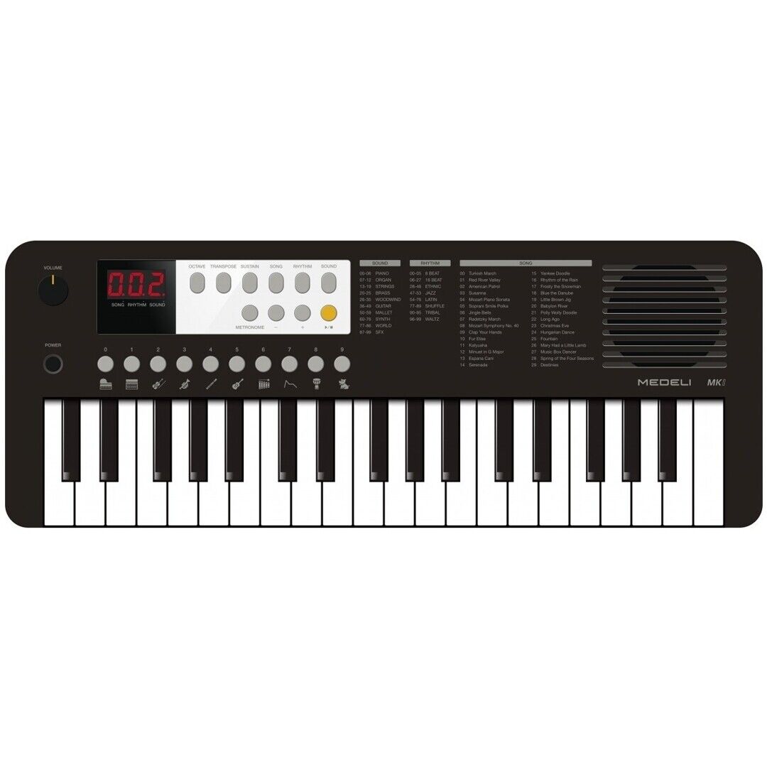 Medeli MK1 Tastiera Portatile 37 Tasti per Bambini