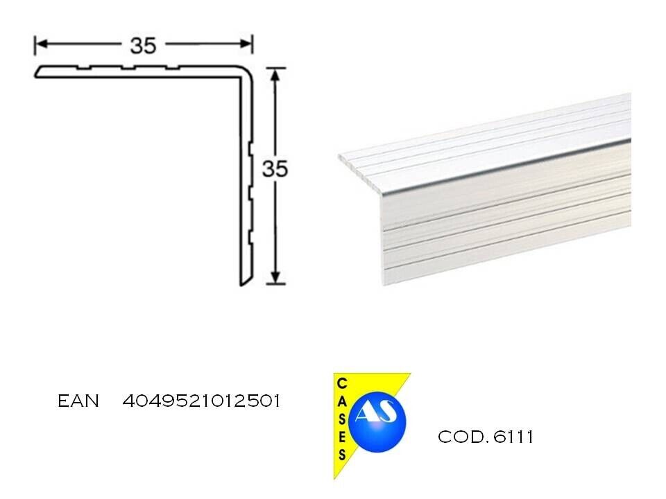 6111 Profilo in alluminio Angolare 35 x 35 mm per flightcases