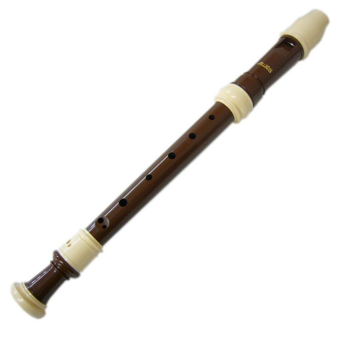 Aulos G104A German Flauto soprano 3P Diteggiatura Tedesca con Custodia