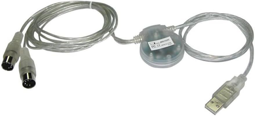 ICON Midiport  INTERFACCIA MIDI/USB 1-IN/1-OUT  16x16 canali MIDI CAVO USB MIDI