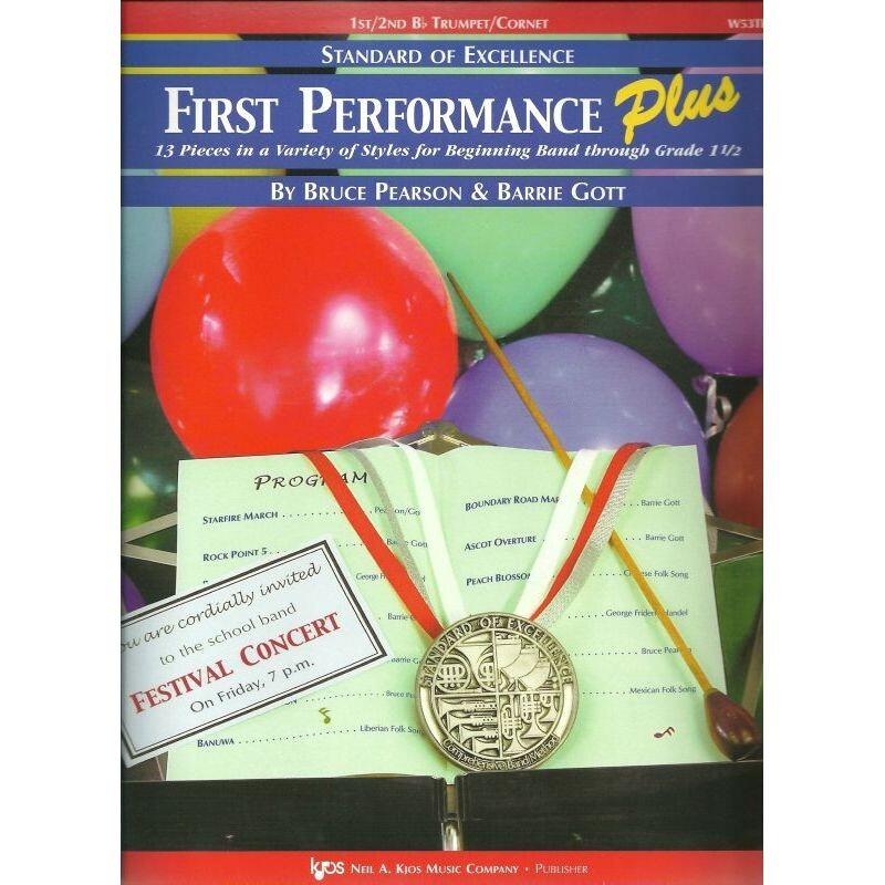 Standard of Excellence First Performance Plus1st/2nd B-flat Trumpet/Cornetby Bru