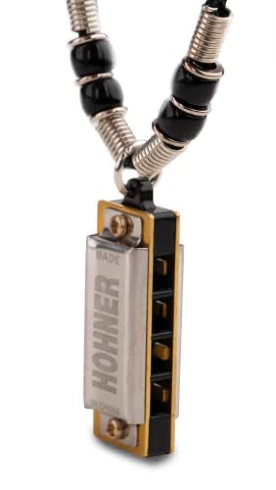 ARMON MINI HARP NECKLACE BLACK - NUOVO