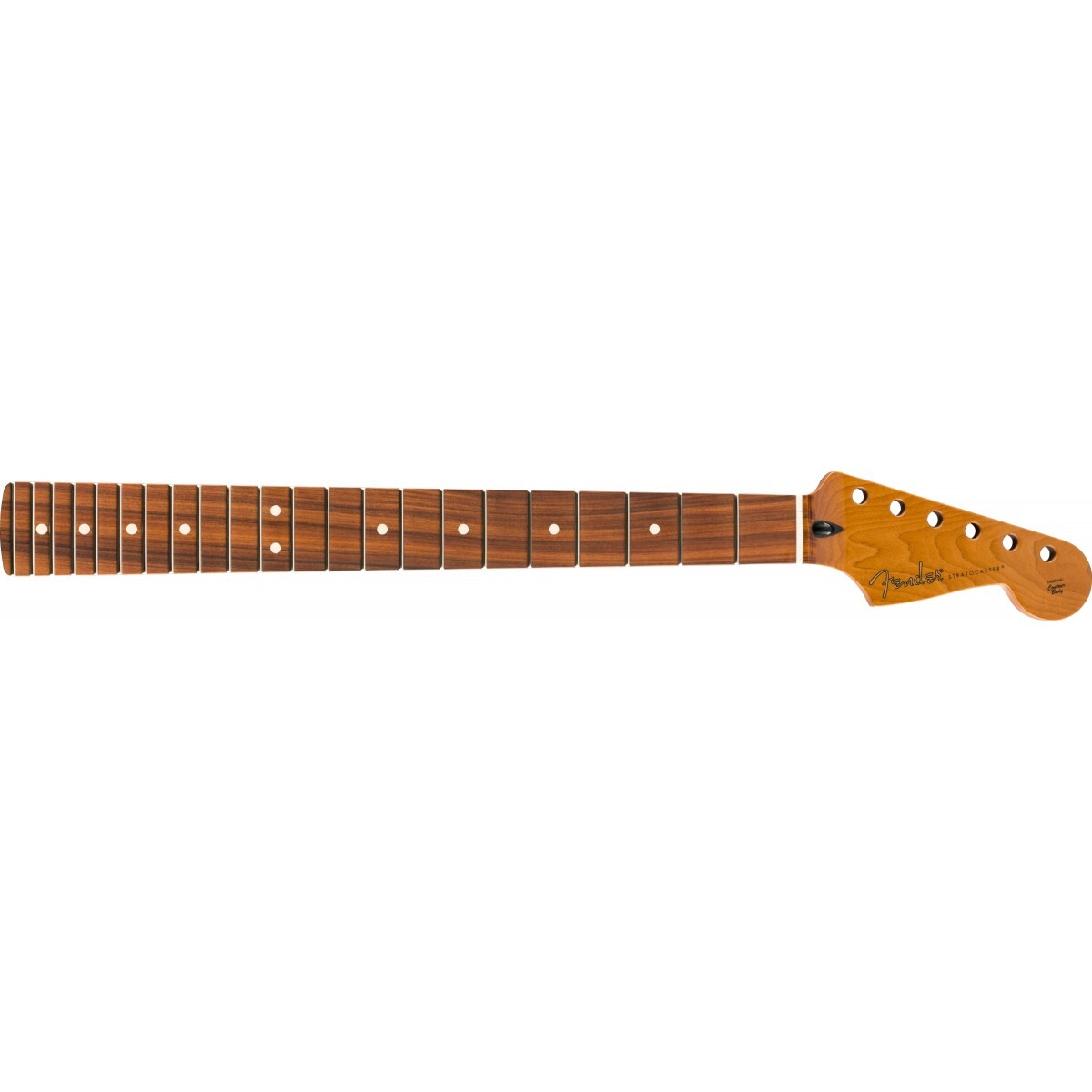 Manico Fender Roasted Maple Stratocaster 12" Pau Ferro, Flat Oval Shape 09904039