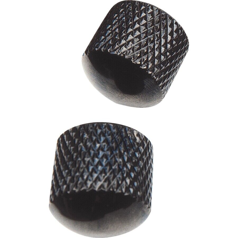 YELLOW EZ1223B MANOPOLE DI REGOLAZIONE METALLO NERO 2 PCS ACCESSORI PER FIATI