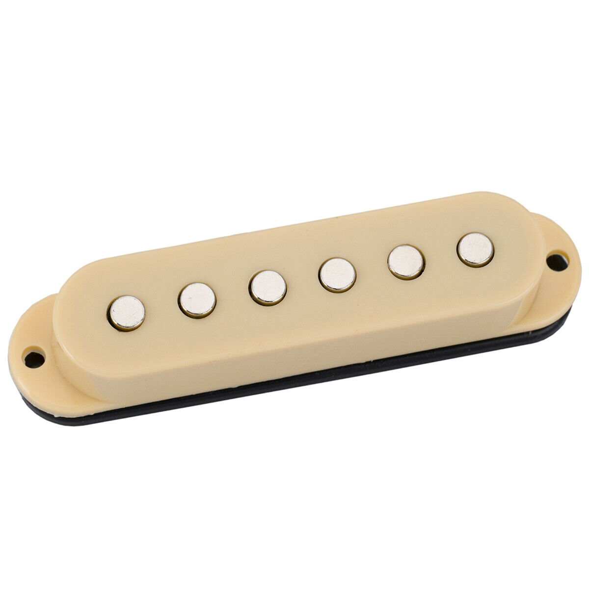 Musiclily Basic Cream 50mm Ceramic Single Coil Neck Pickup For Strat ST Guitar