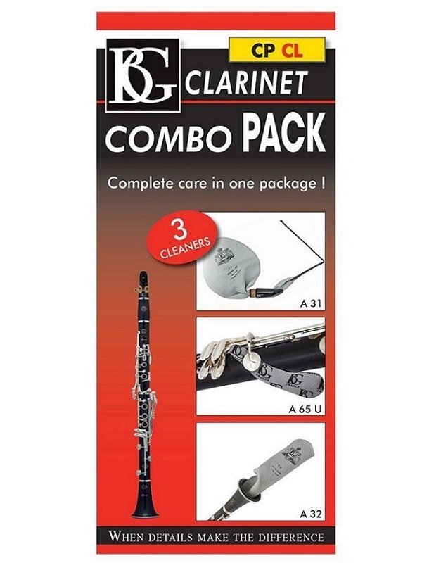 Combo pack set panni pulizia clarinetto