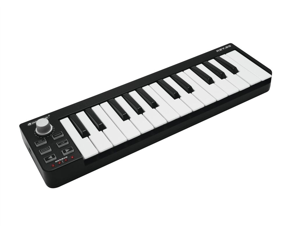 OMNITRONIC KEY-25 Tastiera Mini Misi Usb 25 Tasti Dj Producer Remixer Studio NEW