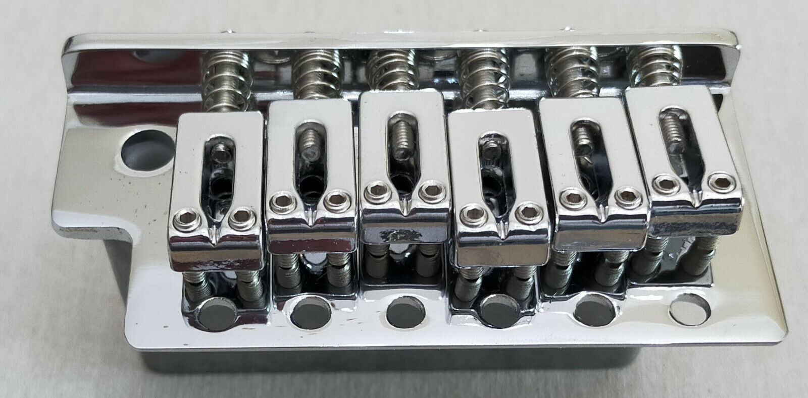 PONTE STRATOCASTER 6 VITI CROMATO - BLOCCO INERZIALE PROFONDITA' 38 MM
