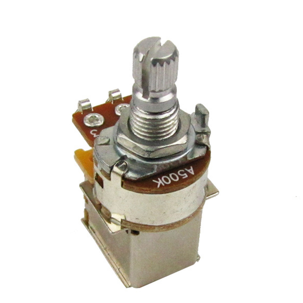 Musiclily Metric 15mm Split Shaft Pots A500k Push Pull Potentiometers(2 Pieces)